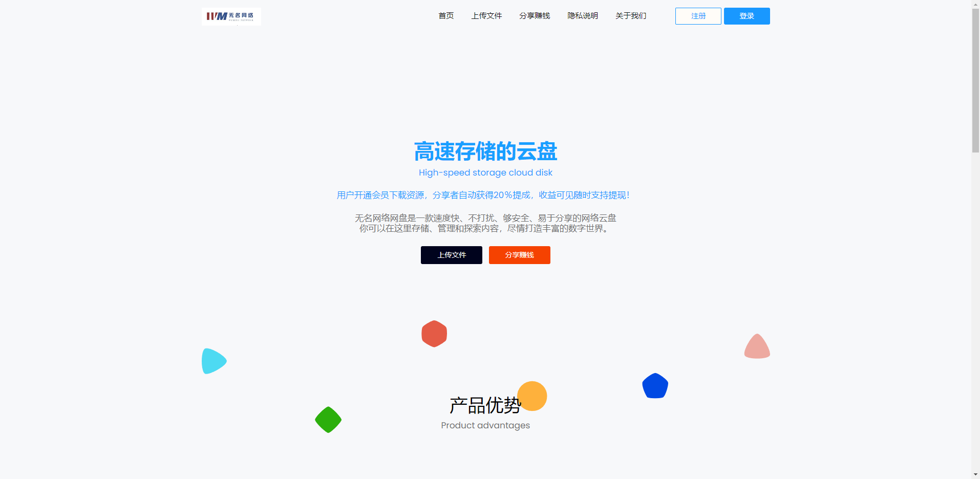 新版可运营级网盘系统网站源码_支持转存和限速下载  8345无名网络